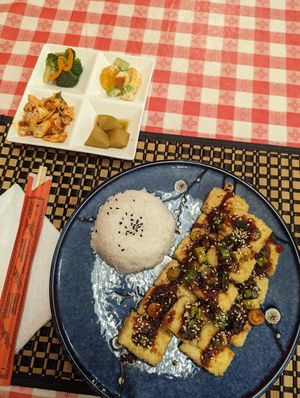 Spicy tofu at Cypress Cafe in San Antonio