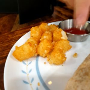 tater tots are extra at Vivi's Veggie in Seoul