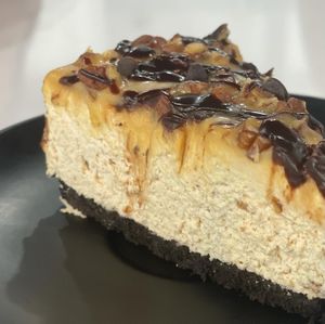 Turtle cheesecake. OMG   at Vivi's Veggie in Seoul