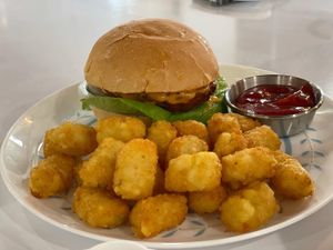 Hamburger  at Vivi's Veggie in Seoul