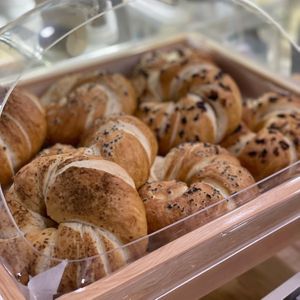 Best pretzel bread!   at Vivi's Veggie in Seoul