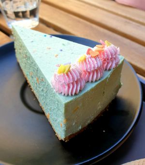 cotton candy at Vivi's Veggie in Seoul