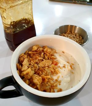 vegan yogurt at Vivi's Veggie in Seoul