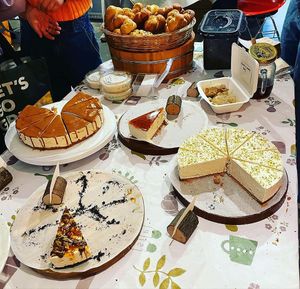 Vivi’s veggie makes various flavor vegan cream cheese cakes  at Vivi's Veggie in Seoul