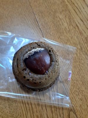 100% Vegan Marron Muffin at Panda Pool Muffin in Gifu