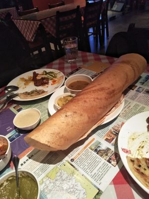 Dosa at Indian Kitchen (Hongmei) in Shanghai