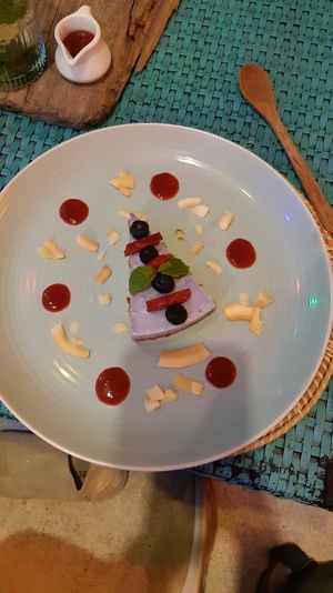 Lovely raw cheesecake at Soul Phuket in Phuket