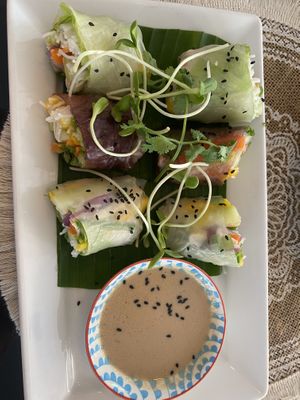 Spring rolls  at Soul Phuket in Phuket