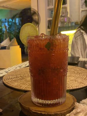 Raspberry and mint refresher  at Soul Phuket in Phuket