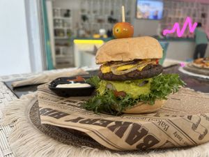 Vegan cheese & bacon burger   at Soul Phuket in Phuket