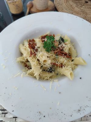 Spinach Carbonara at Soul Phuket in Phuket