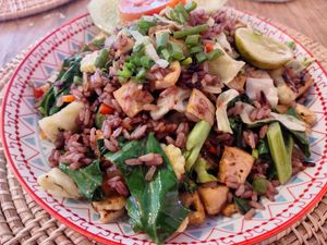 Fried Rice Tofu 200Baths ( 6.15usd) at Soul Phuket in Phuket