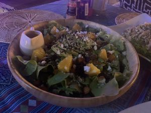 Orange and quinoa salad. Really good!  at Soul Phuket in Phuket