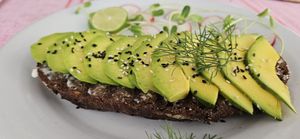 Avocado cream cheese toast at Soul Phuket in Phuket