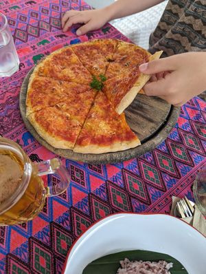 Margherita pizza at Soul Phuket in Phuket