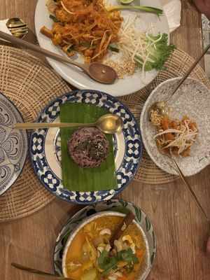 Pad thai, Massaman  Curry  at Soul Phuket in Phuket