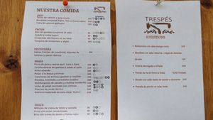 Menú and daily specials at Trespés in Monforte De Lemos