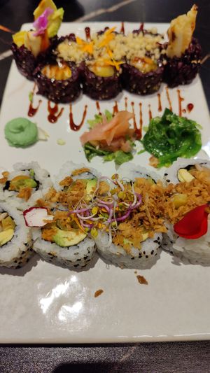 Sushi vegetal at Honkaku in San Sebastian