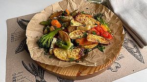 roasted vegetables   at Ola Healthy Cafe in Khmelnytskyi