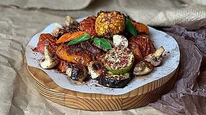 roasted vegetables   at Ola Healthy Cafe in Khmelnytskyi