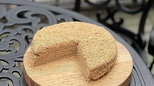 napoleon cake  at Ola Healthy Cafe in Khmelnytskyi