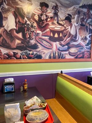 Booth at Cilantro Taqueria in Shaker Heights