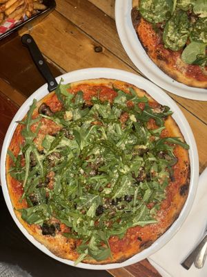Vegan bolognese pizza   at Il Bazzali in Montreal
