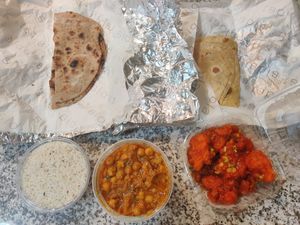 All food I ordered at Tabla in Atlanta