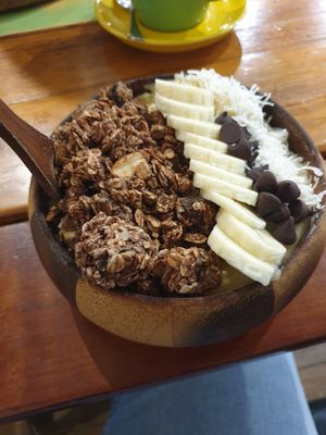 Bali smoothie bowl at Karma Cafe and Fitness in Parap