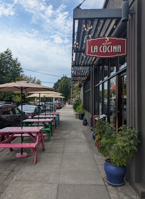 exterior at La Cocina Restaurant in Portland