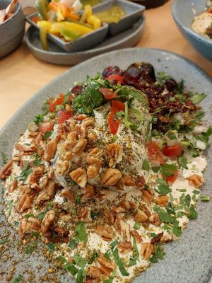 Alcachofa rellene at Hummus YA! in Mexico City