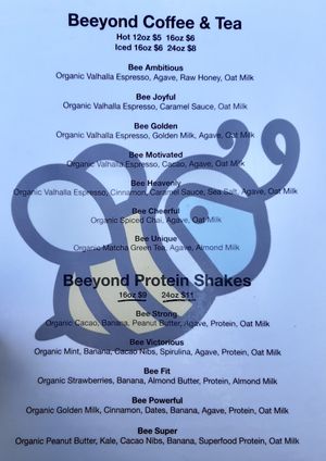 Menu #1 at egghole in Lakewood