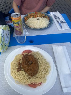 Vegan bolognaise  at Praia Da Alagoa in Porto Da Cruz