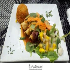 Vegan Flautas with quinoa  at El Nuevo Mexicano in Chicago