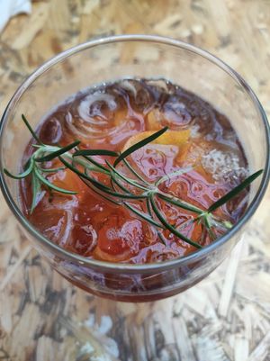 Madeira wine, the food was soooo good I forgot to take a pic! at Fala Fala in Funchal