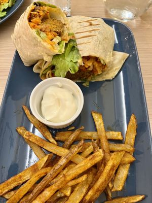 Asian falafel wrap  at Fala Fala in Funchal