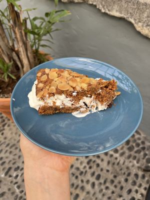 Vegan carrot cake… yummy! #Veganuary at Fala Fala in Funchal