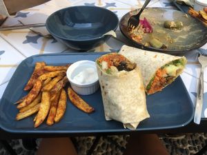 Spicy wrap !  at Fala Fala in Funchal