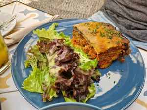 The Mousakka from the Daycard (vegan) at Fala Fala in Funchal