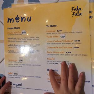 All vegan! at Fala Fala in Funchal
