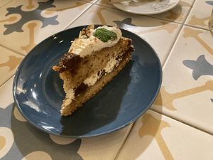 Vegan cake of the day  at Fala Fala in Funchal