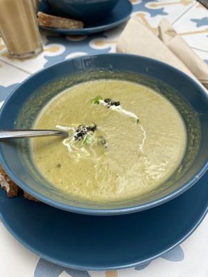 Broccoli soup   at Fala Fala in Funchal