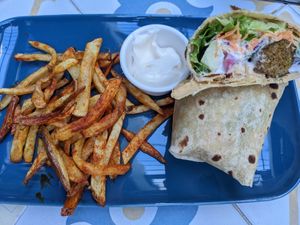 Wrap Middle East at Fala Fala in Funchal