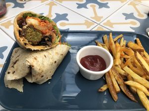 Falafel Wrap Asiatic  at Fala Fala in Funchal