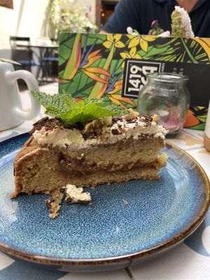 Banana chocolate cake  at Fala Fala in Funchal