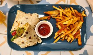 Falafel wrap "Chef's Suggestion" 🌱👍 at Fala Fala in Funchal