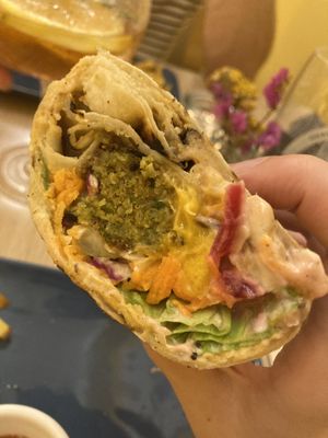 Madeiran wrap  at Fala Fala in Funchal