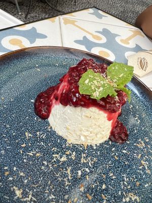 Panna Cotta (divine)   at Fala Fala in Funchal