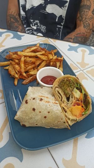 Madeiran wrap at Fala Fala in Funchal