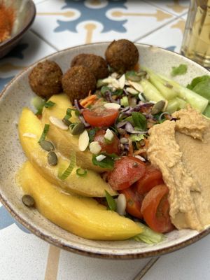 Falafel salad  at Fala Fala in Funchal